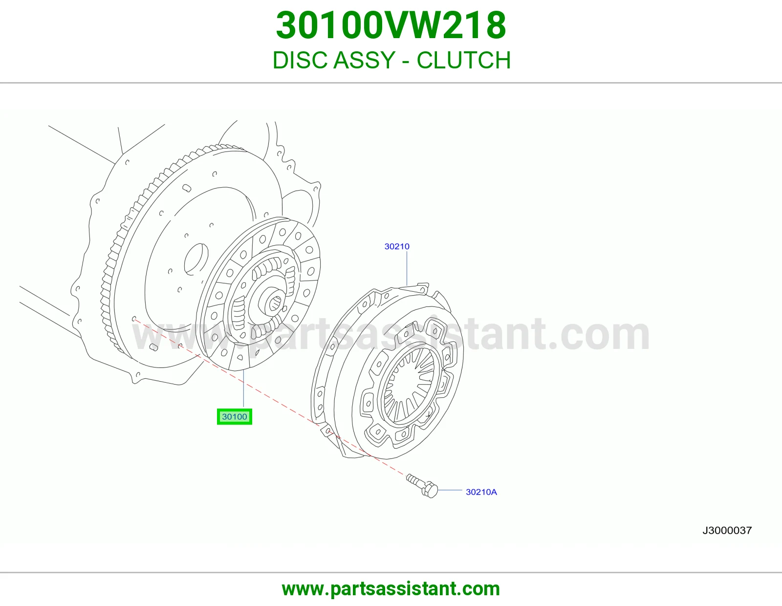 صحن كلتش قير 30100VW218