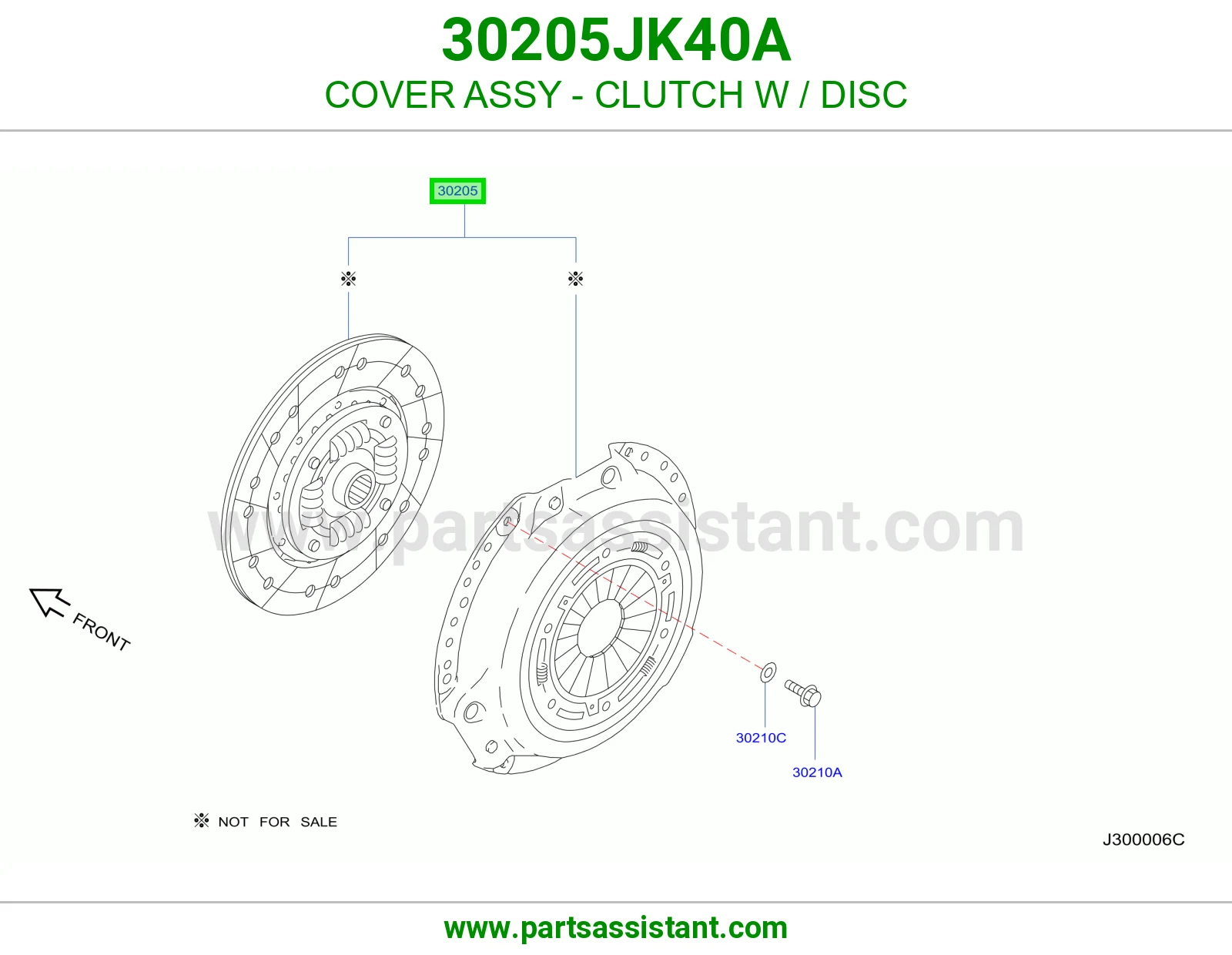 دزق كلتش قير 30205JK40A
