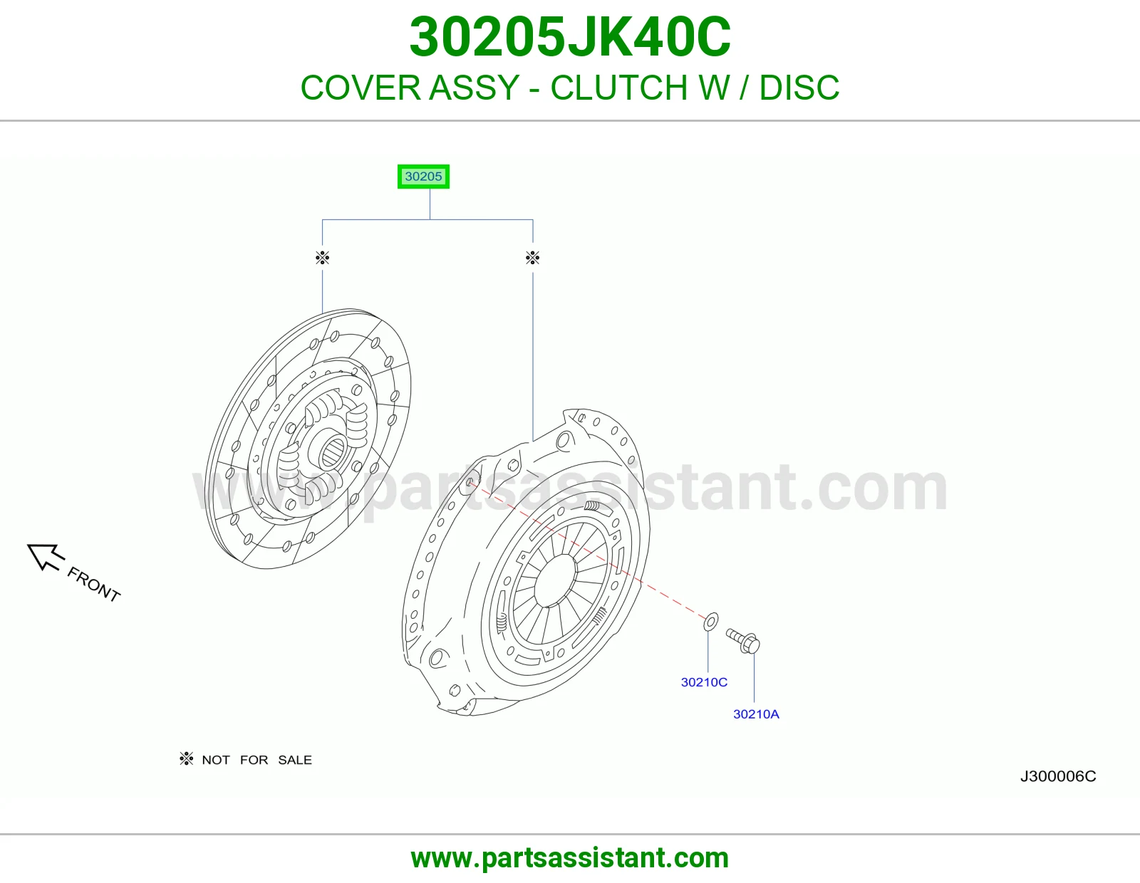 دزق كلتش قير 30205JK40C