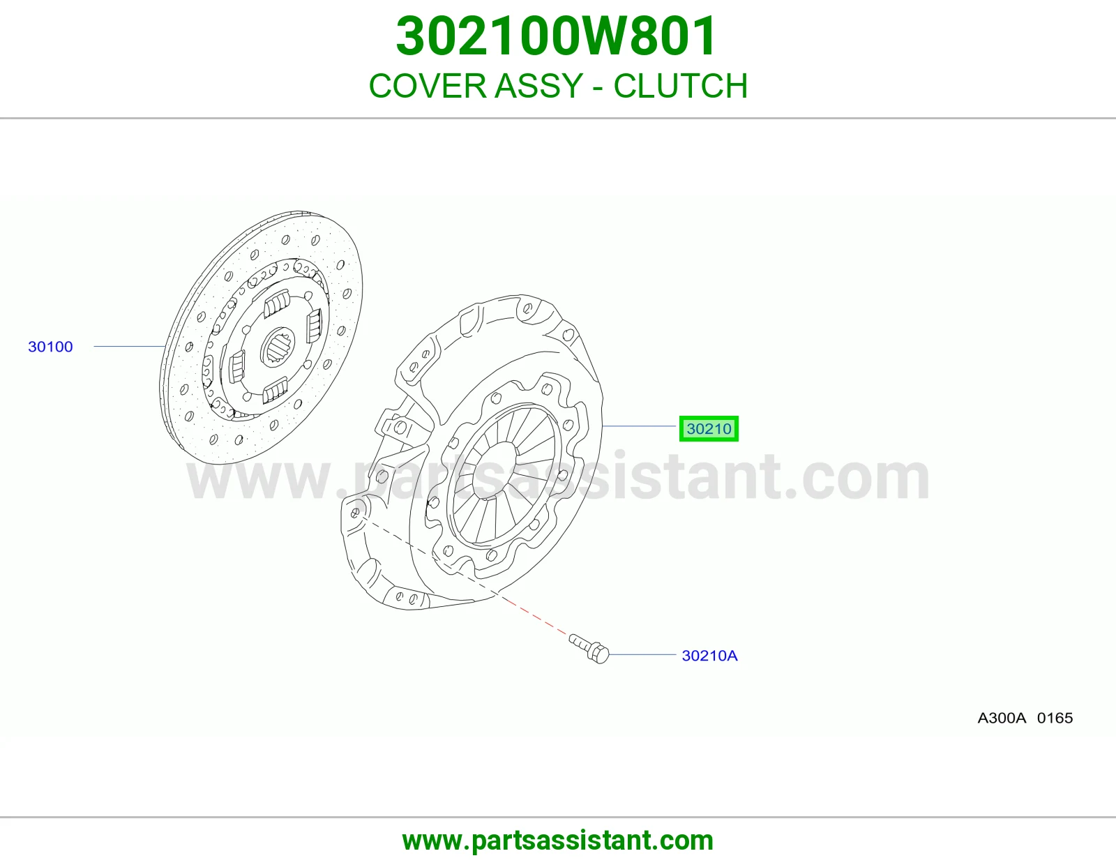 دزق كلتش قير 302100W801