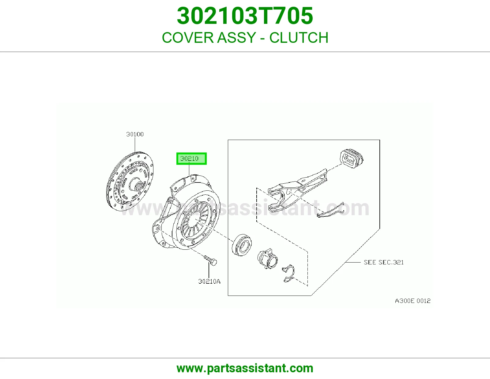 دزق كلتش قير 302103T705