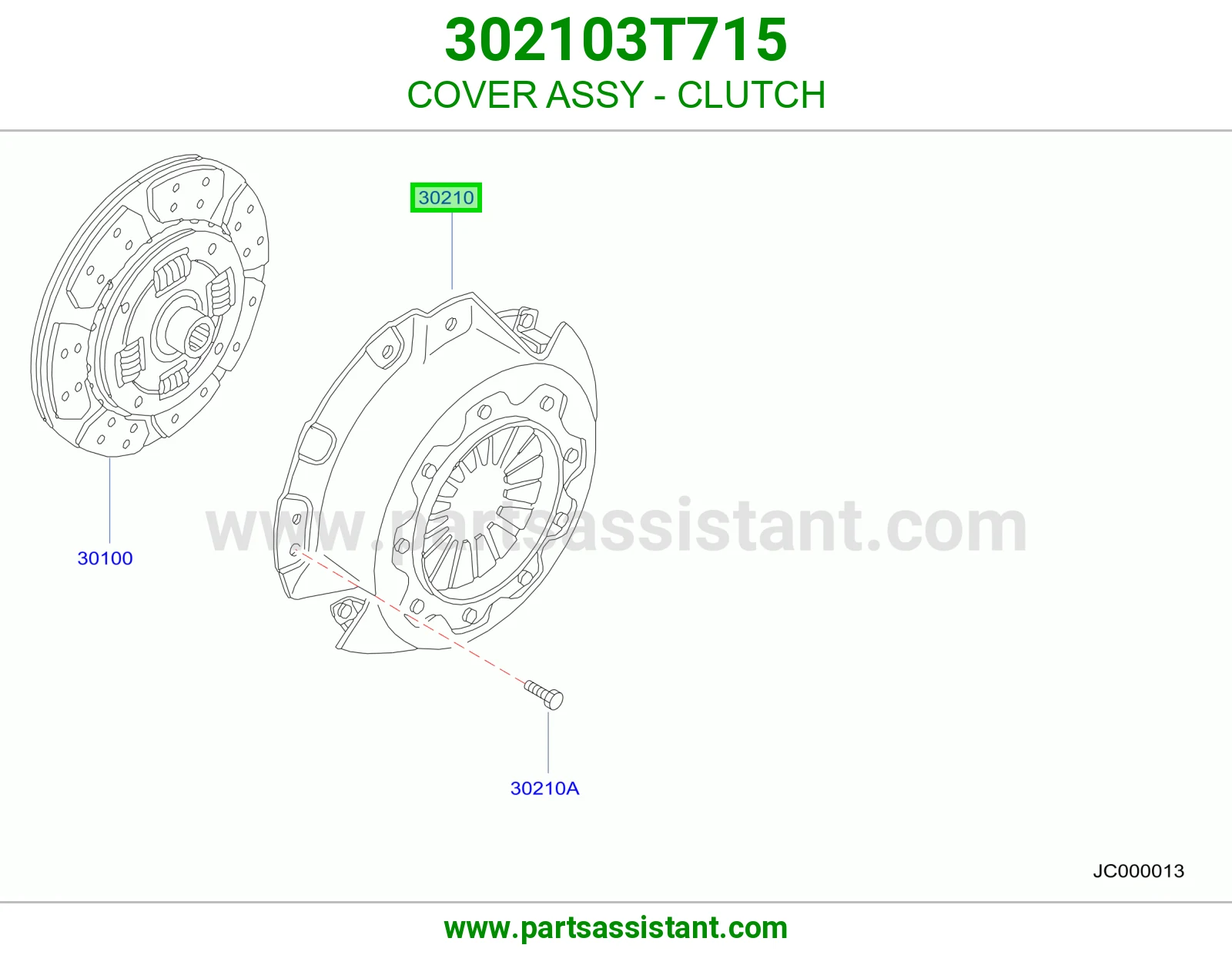 دزق كلتش قير 302103T715