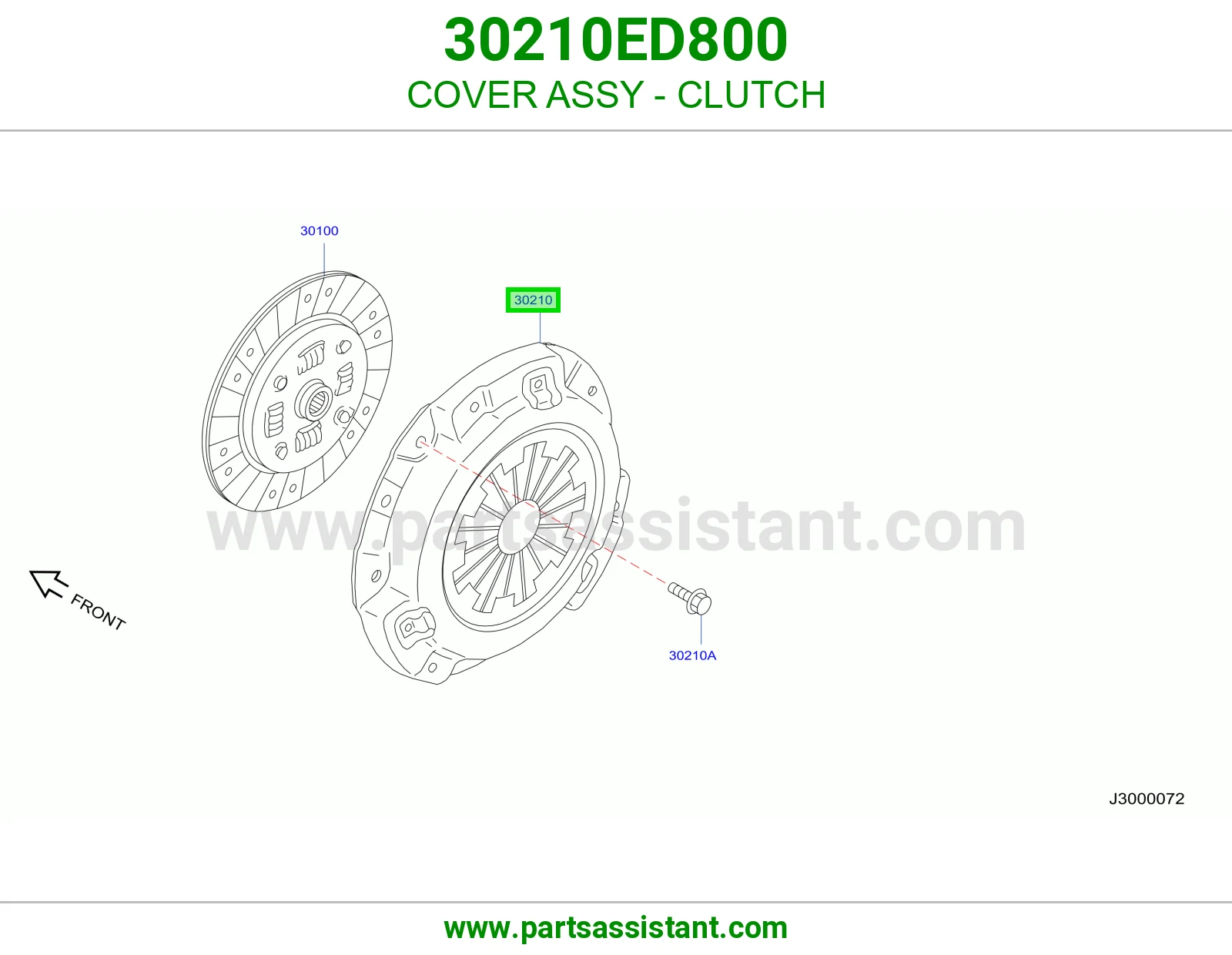دزق كلتش قير 30210ED800