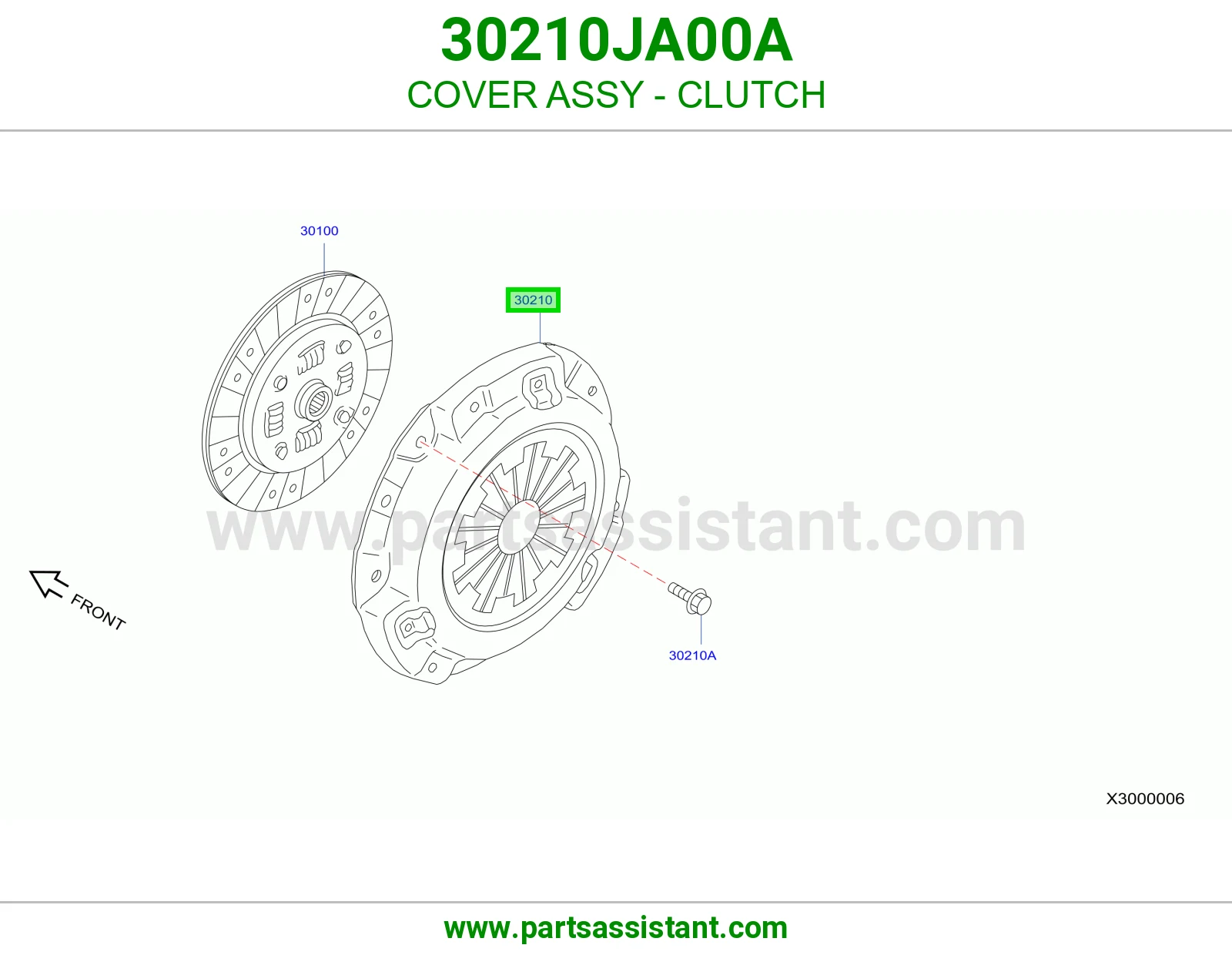 دزق كلتش قير 30210JA00A