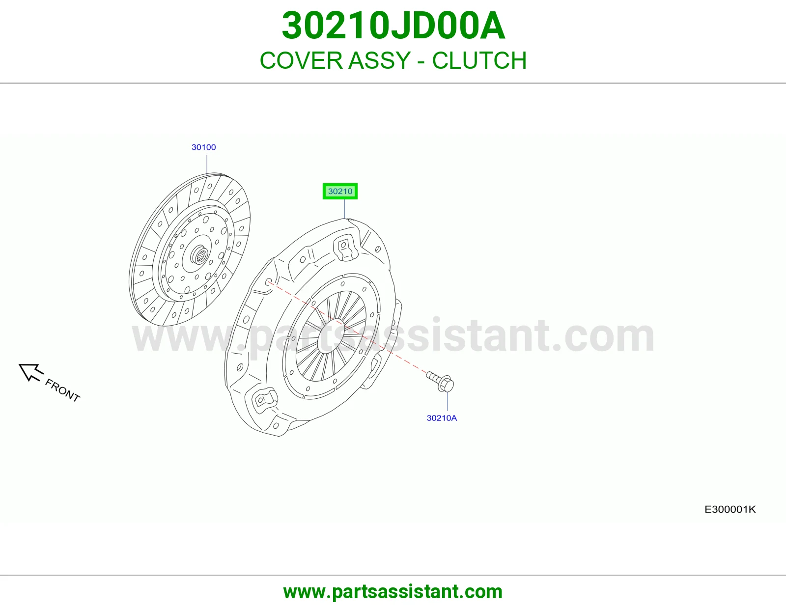 دزق كلتش قير 30210JD00A