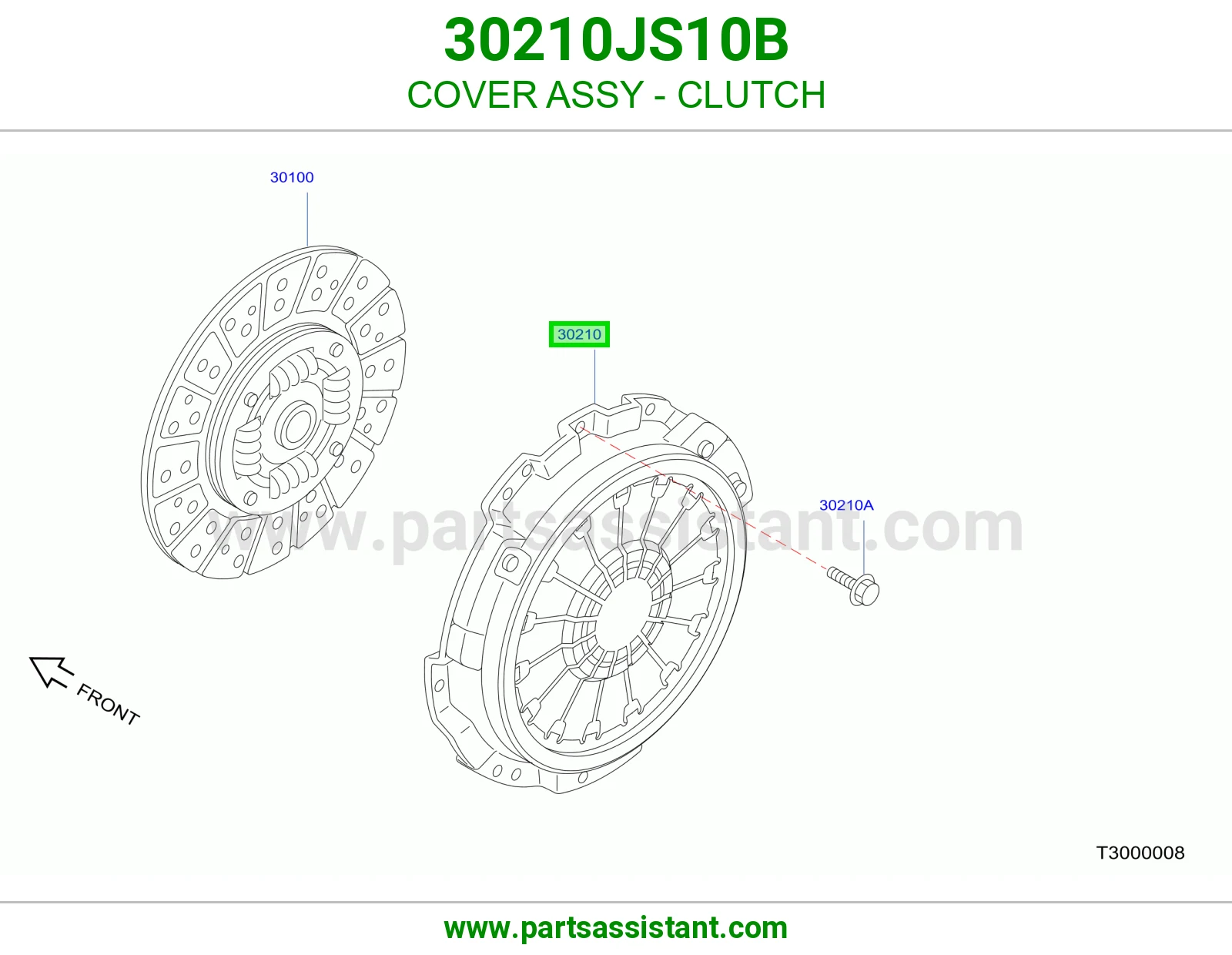 دزق كلتش قير 30210JS10B