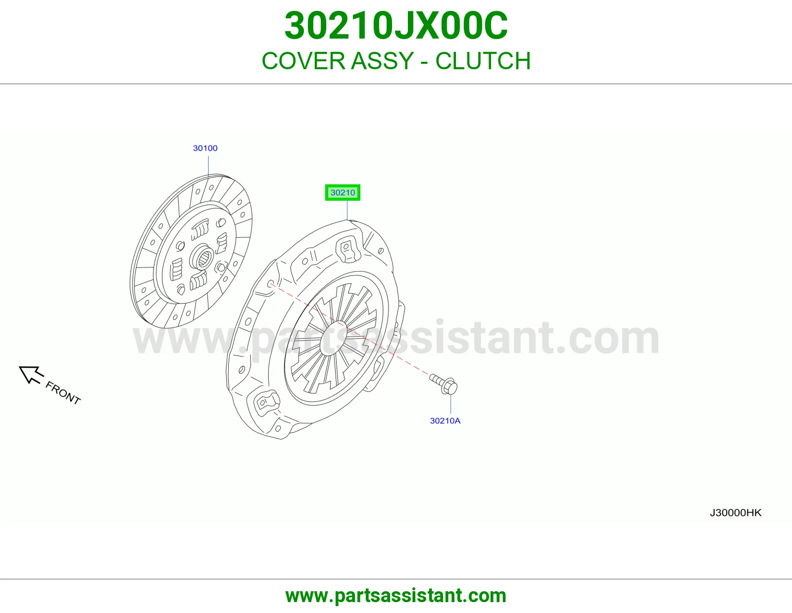 دزق كلتش قير 30210JX00C
