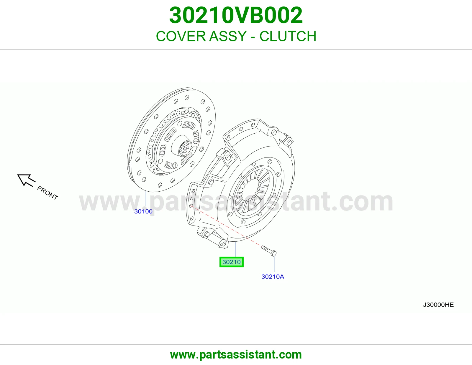 دزق كلتش قير 30210VB002
