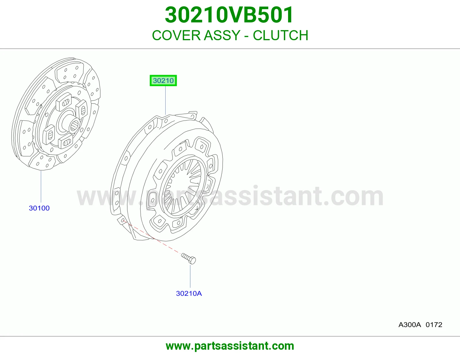 دزق كلتش قير 30210VB501