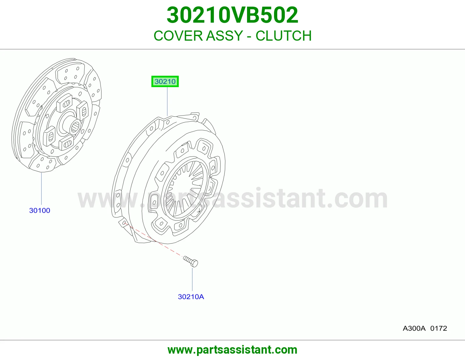 دزق كلتش قير 30210VB502