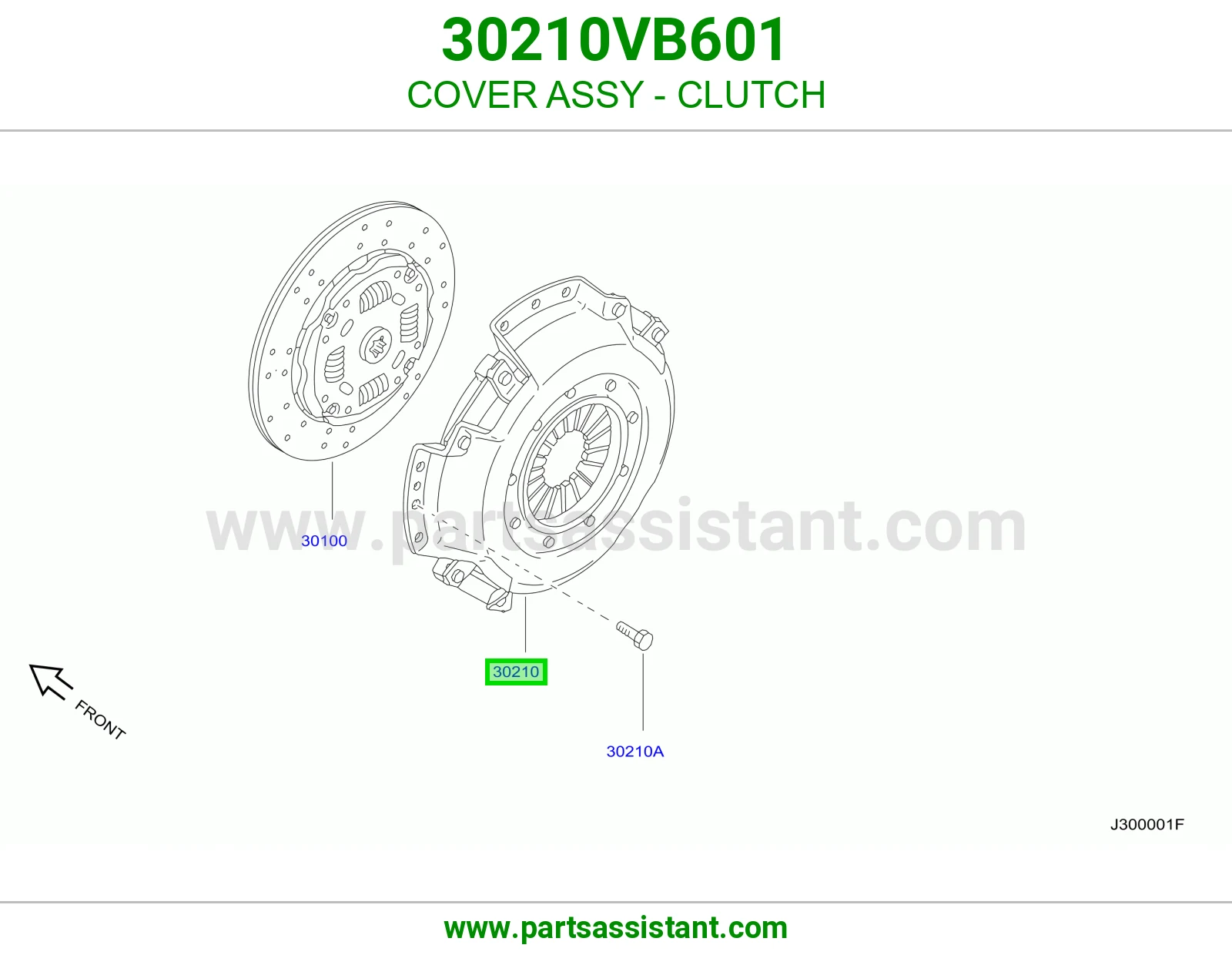 دزق كلتش قير 30210VB601