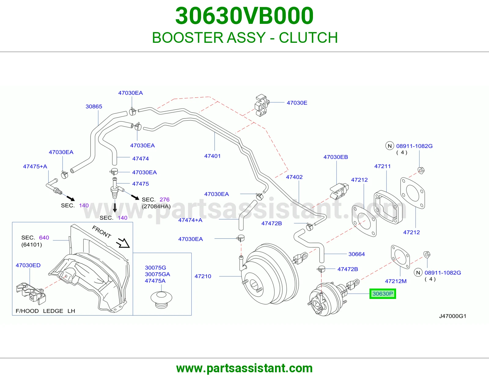باكم كلتش 30630VB000