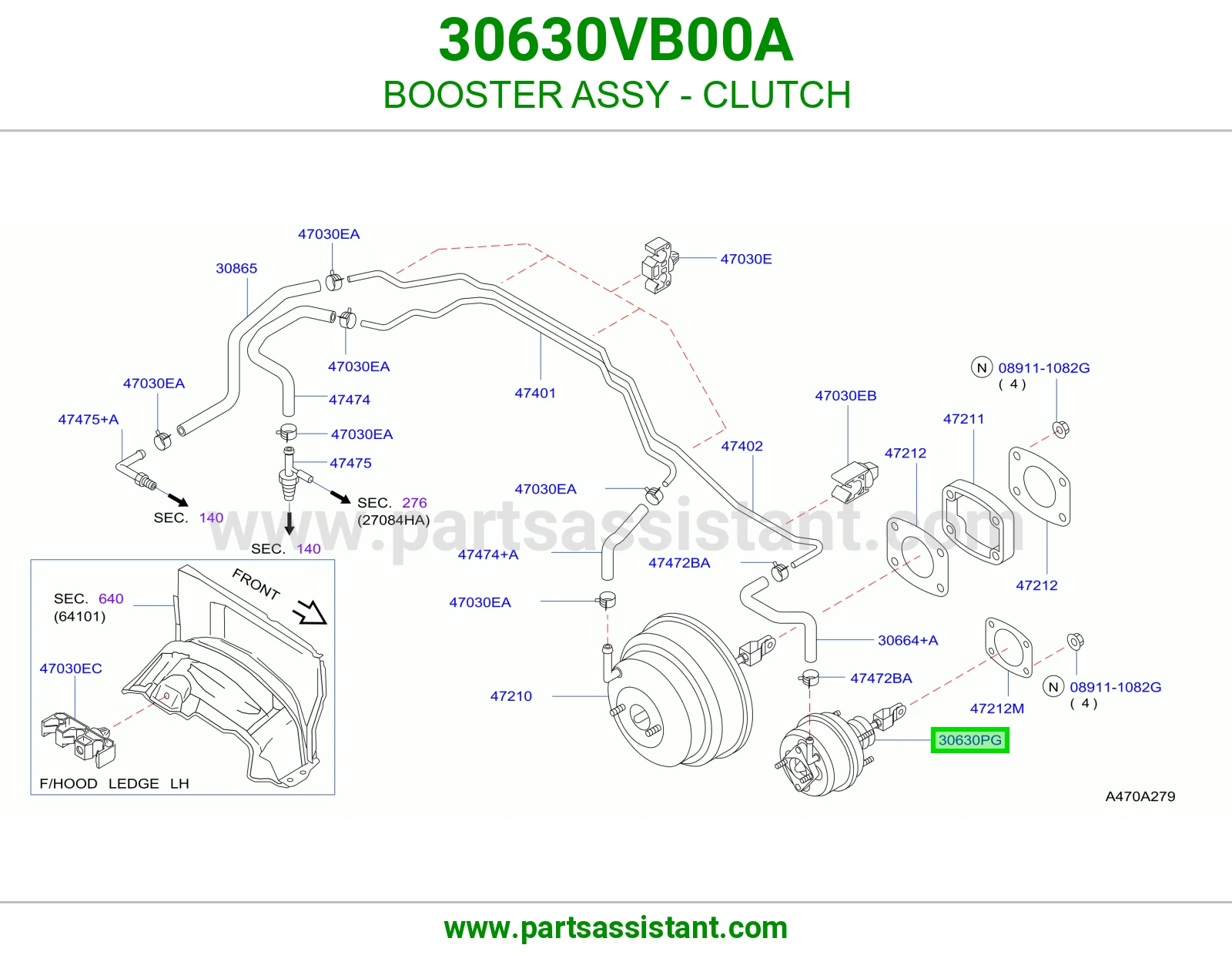 باكم كلتش 30630VB00A