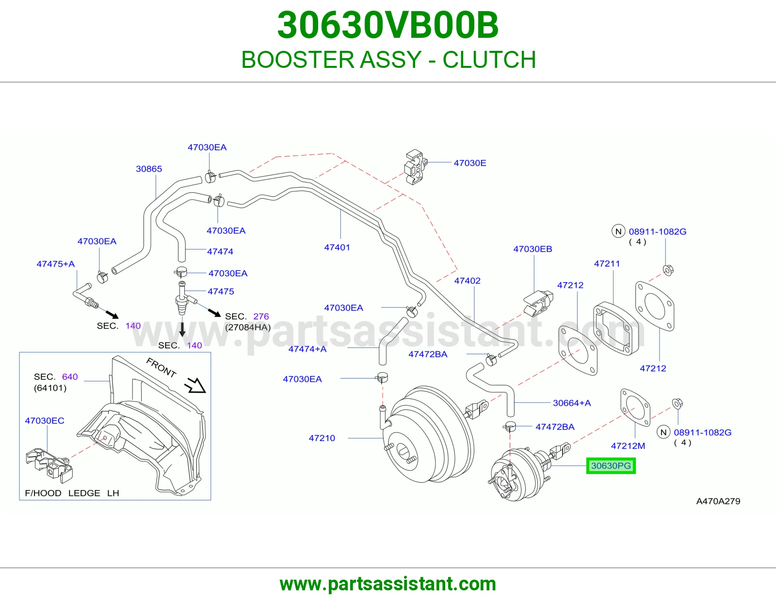 باكم كلتش 30630VB00B