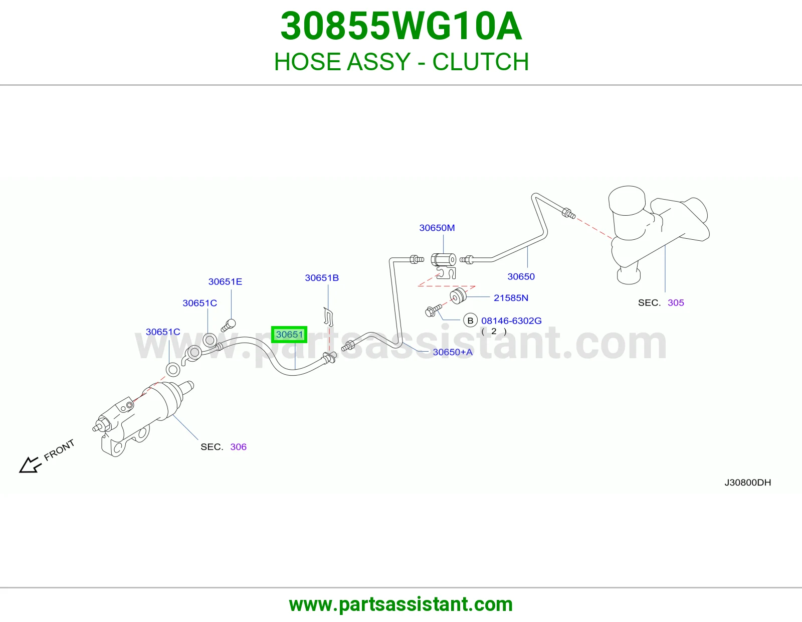 لي كلتش 30855WG10A