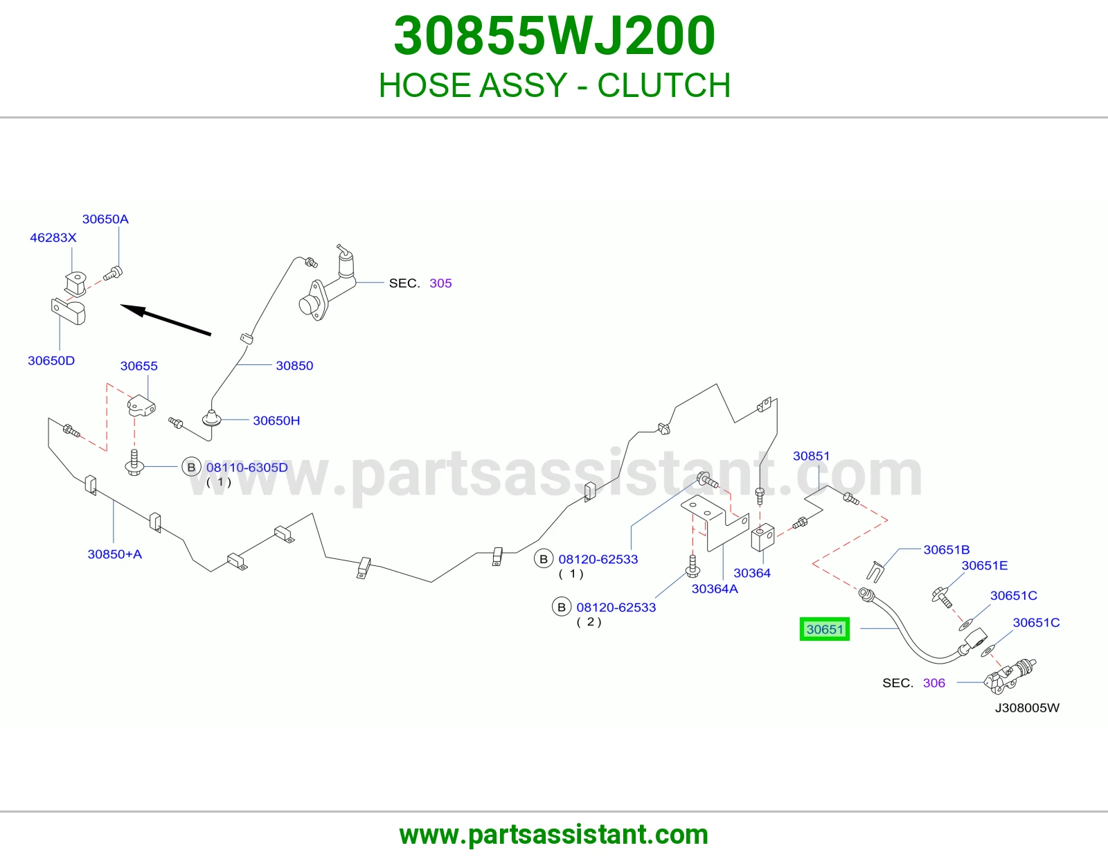 لي كلتش 30855WJ200