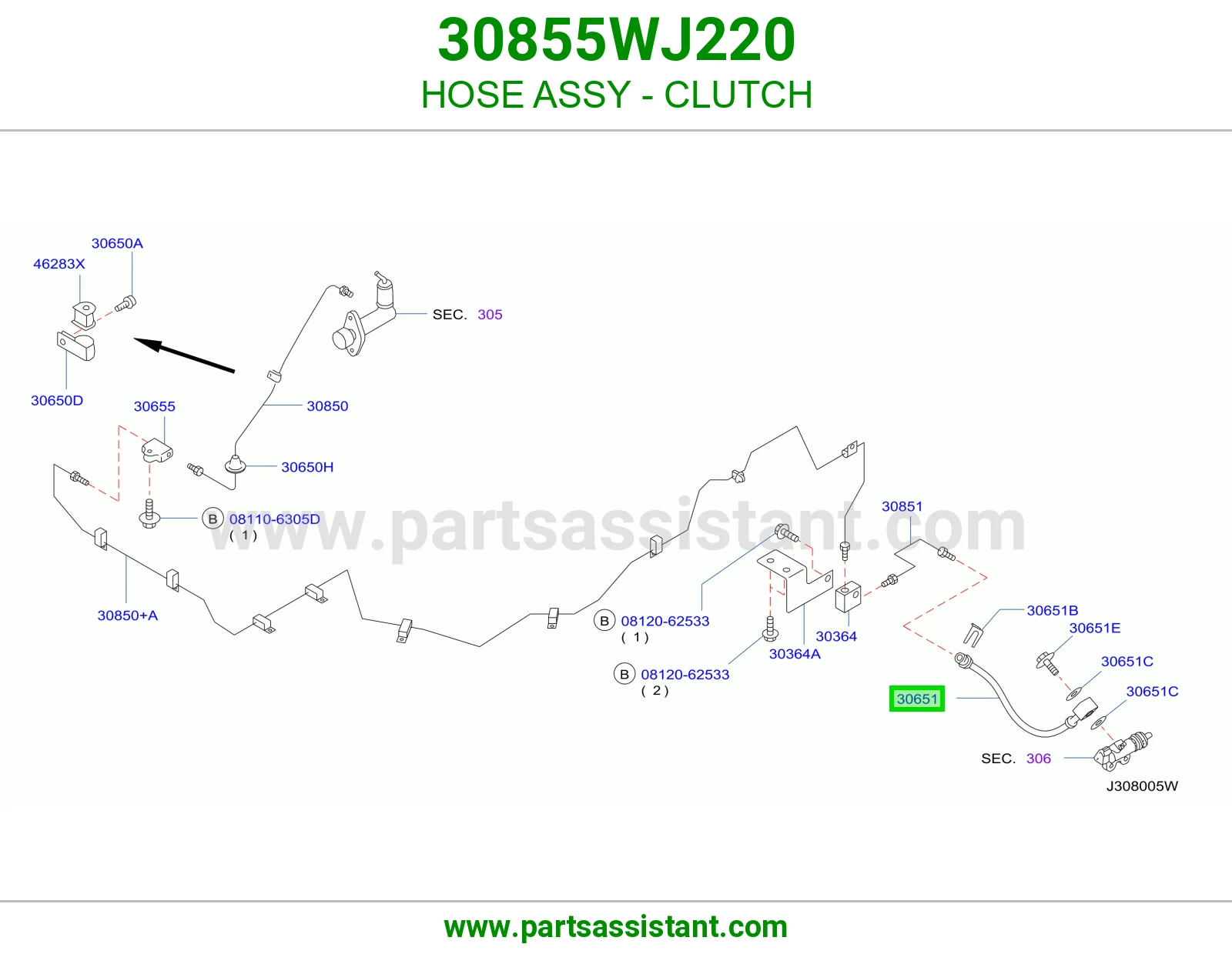 لي كلتش 30855WJ220