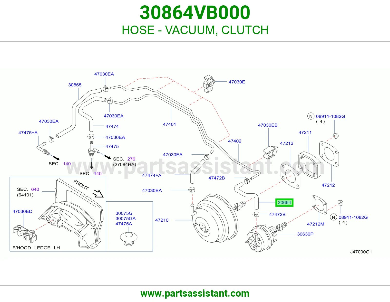 لي باكم فرامل 30864VB000
