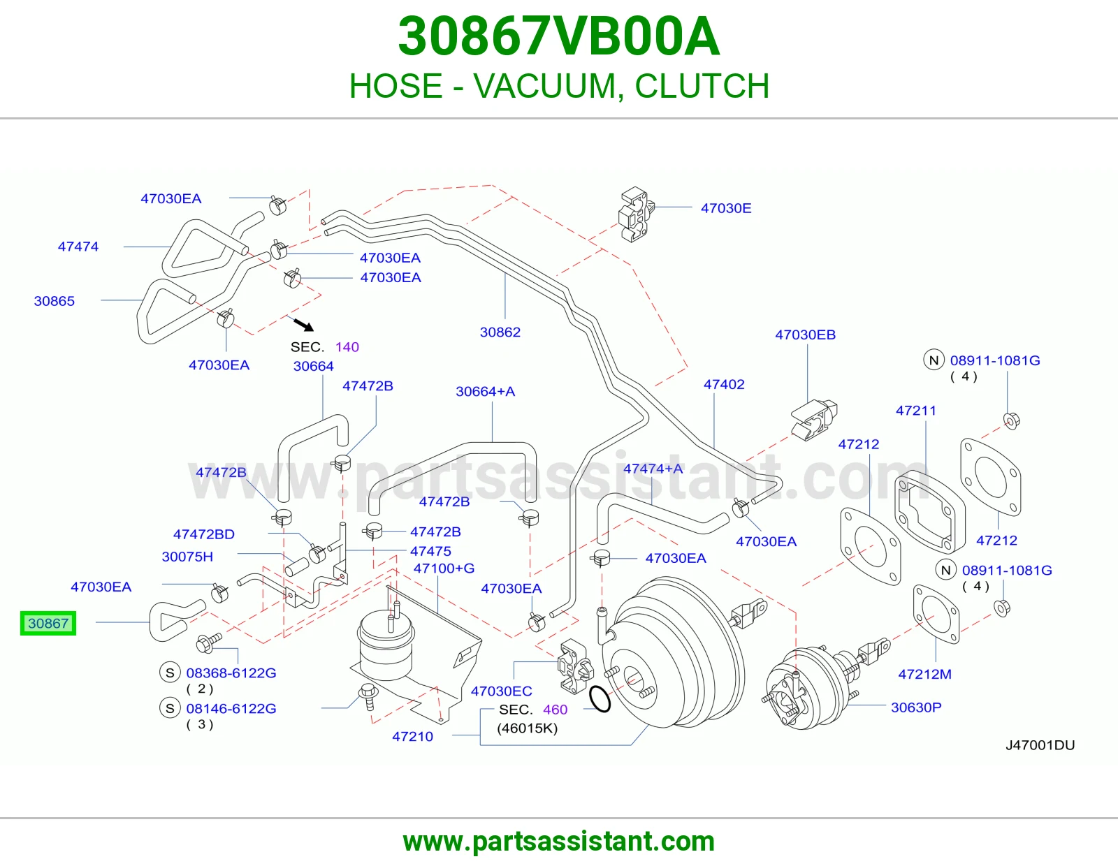 لي باكم فرامل 30867VB00A