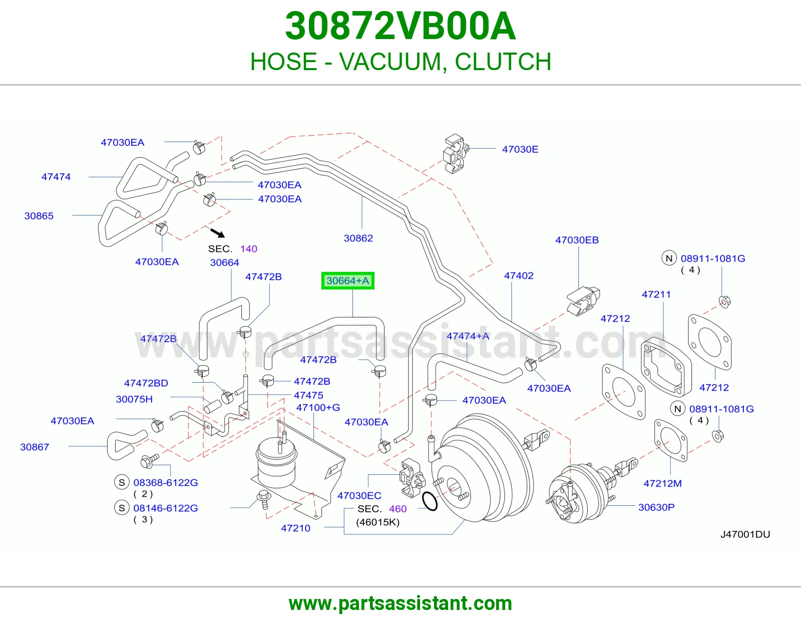 لي باكم فرامل 30872VB00A