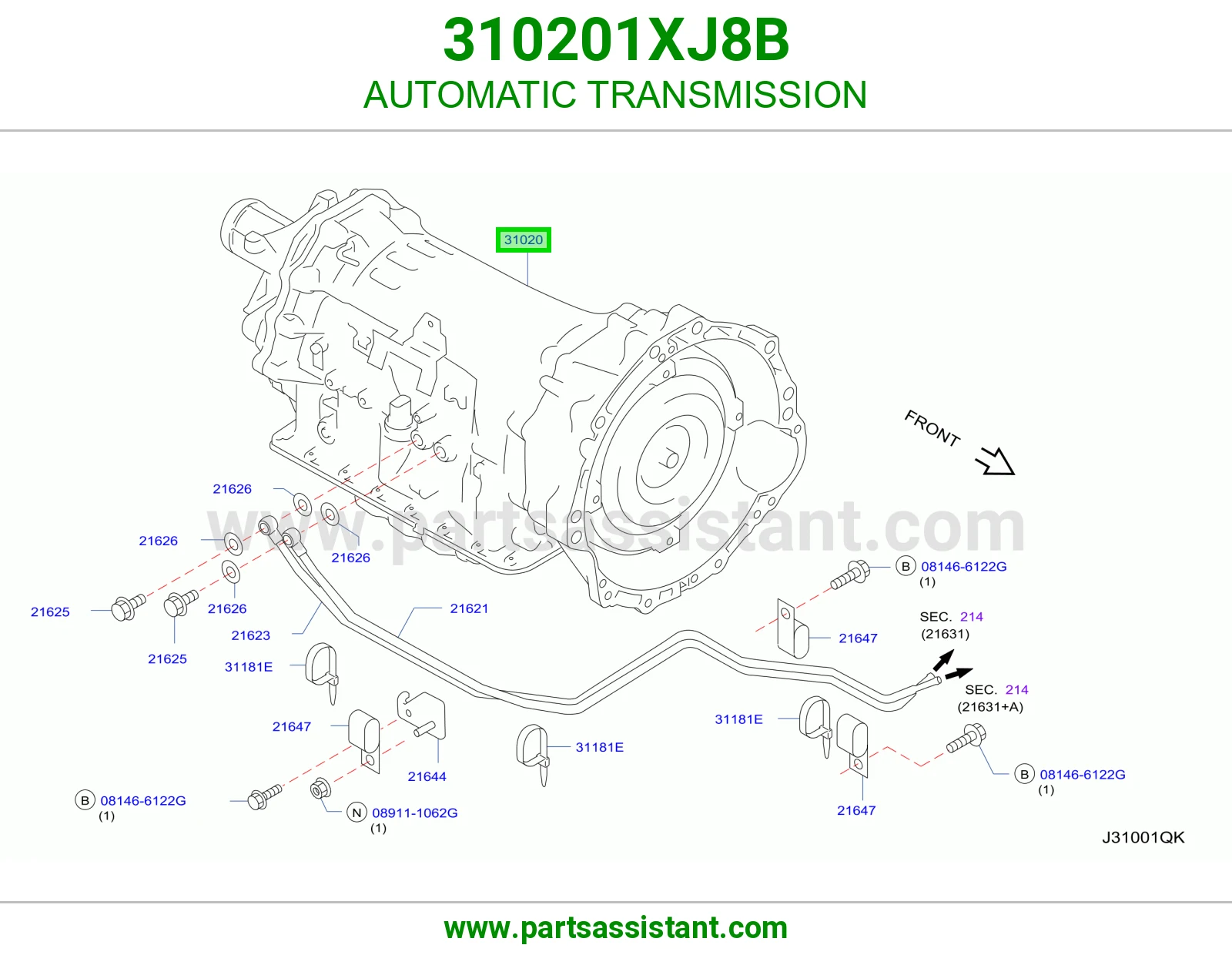 قير كامل 310201XJ8B