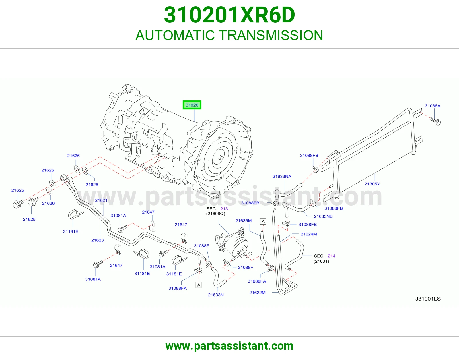 قير كامل 310201XR6D