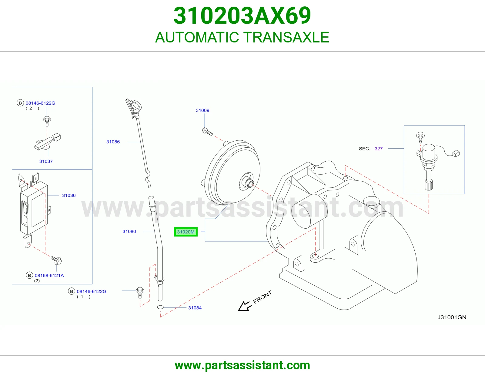 قير كامل 310203AX69