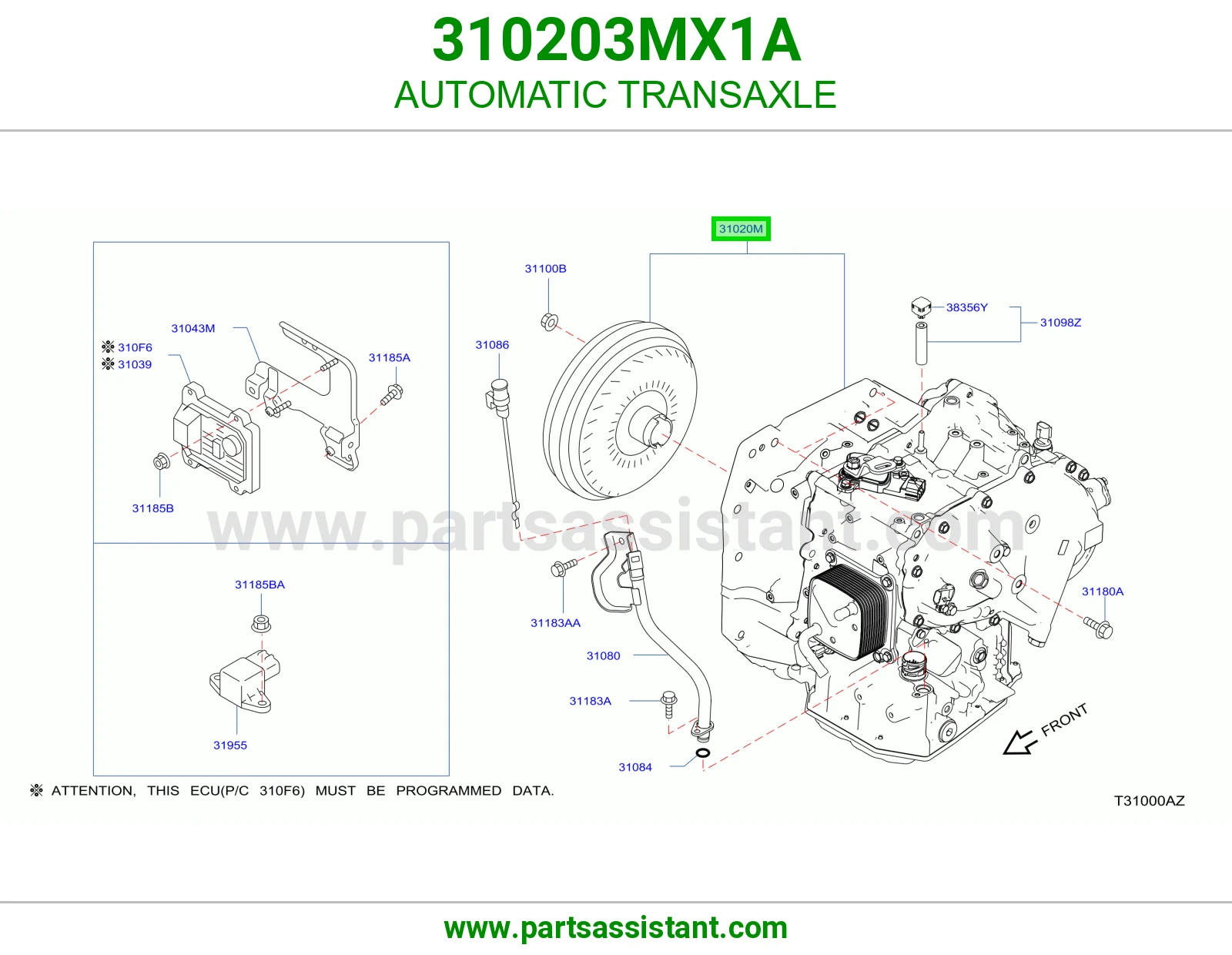 قير كامل 310203MX1A