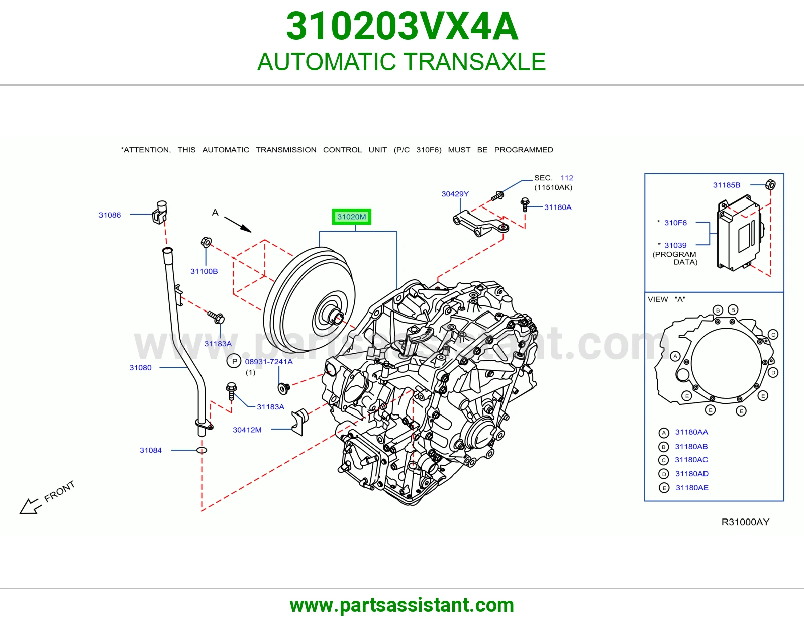 قير كامل 310203VX4A