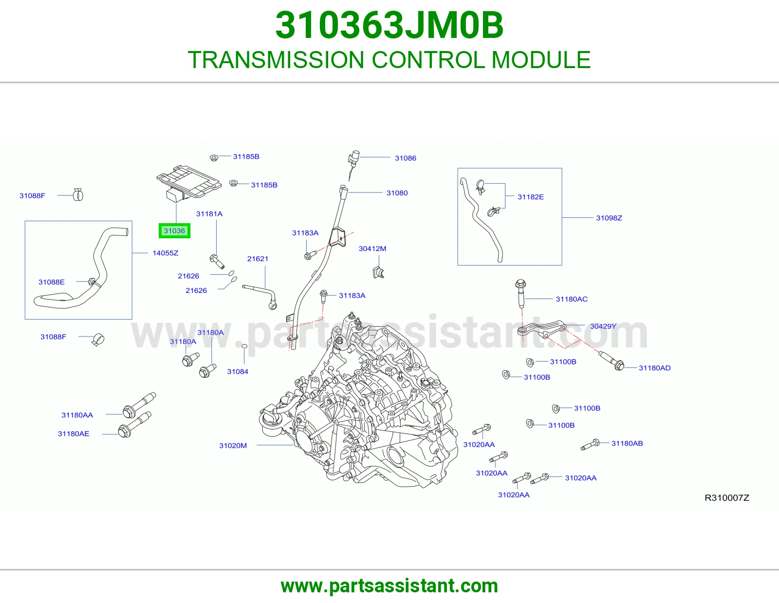 كمبيوتر قير 310363JM0B