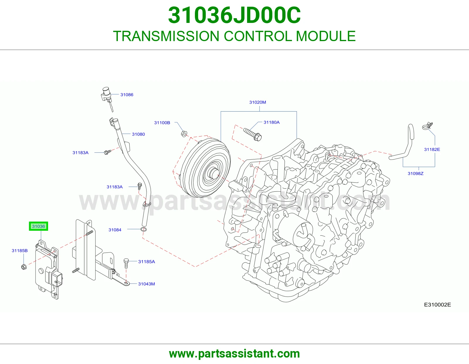 كمبيوتر قير 31036JD00C