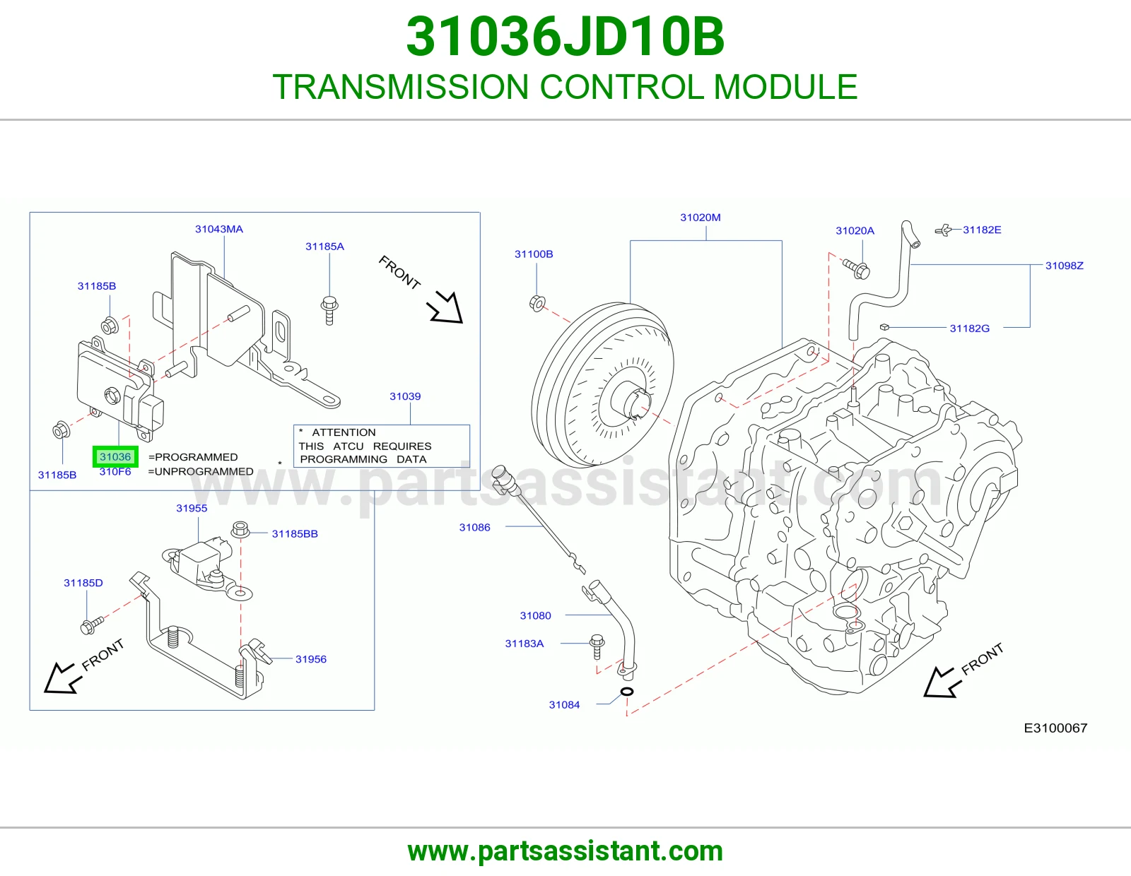 كمبيوتر قير 31036JD10B