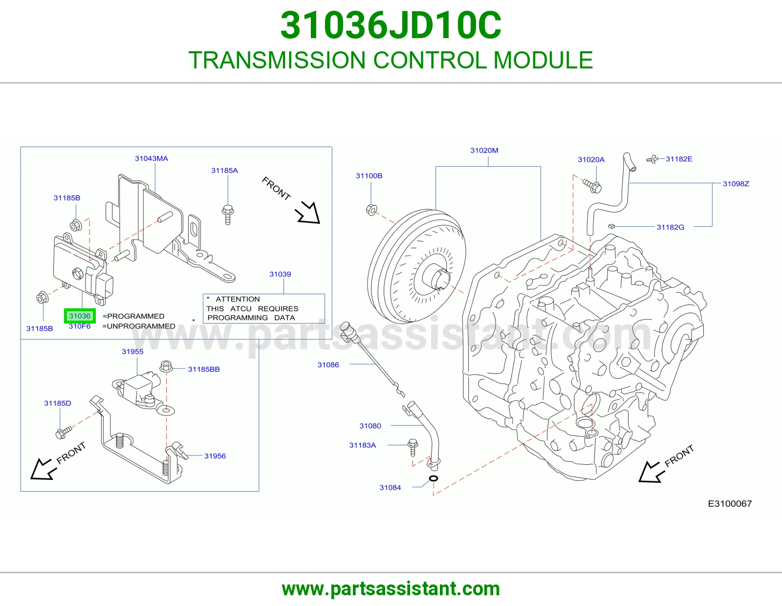 كمبيوتر قير 31036JD10C