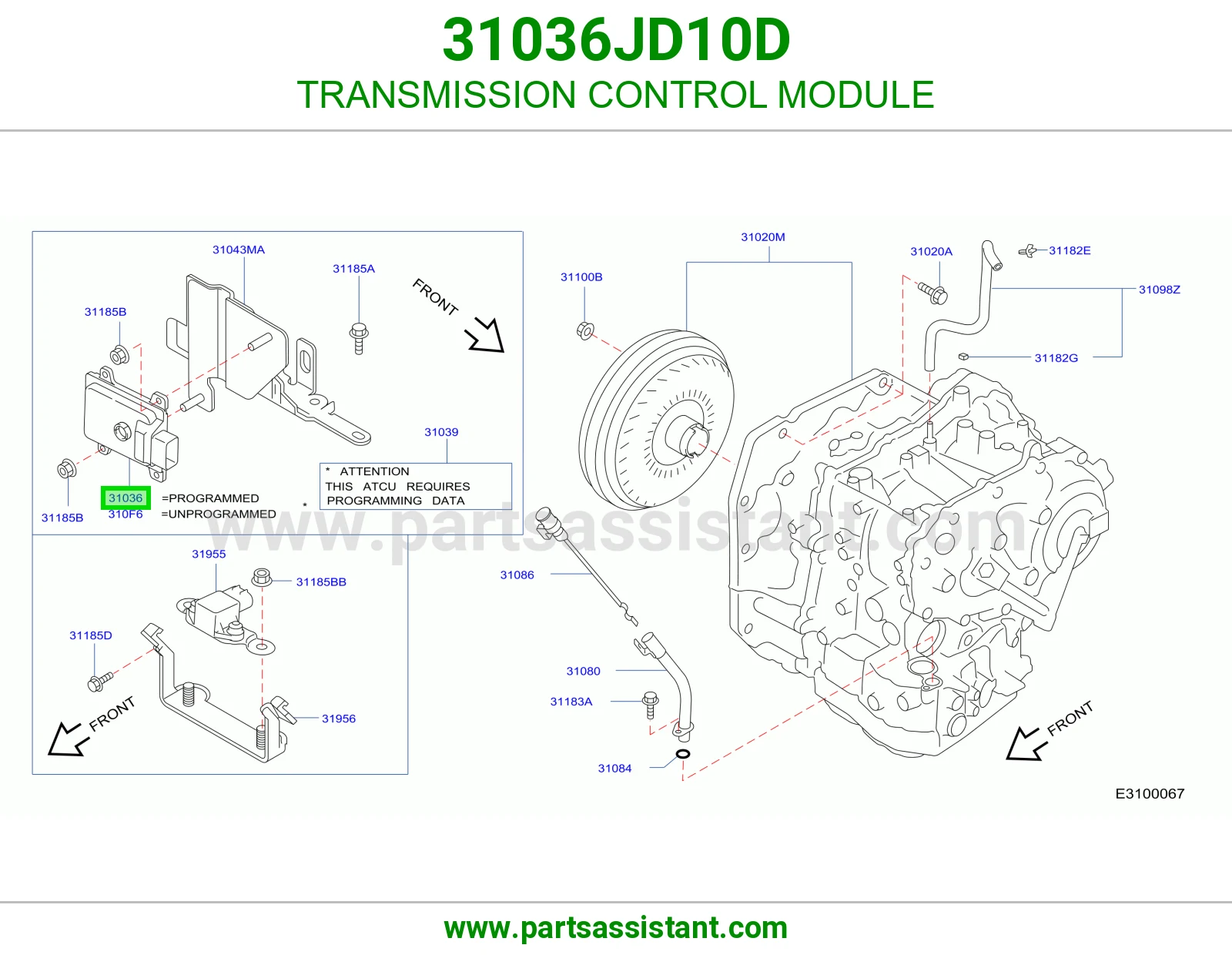 كمبيوتر قير 31036JD10D