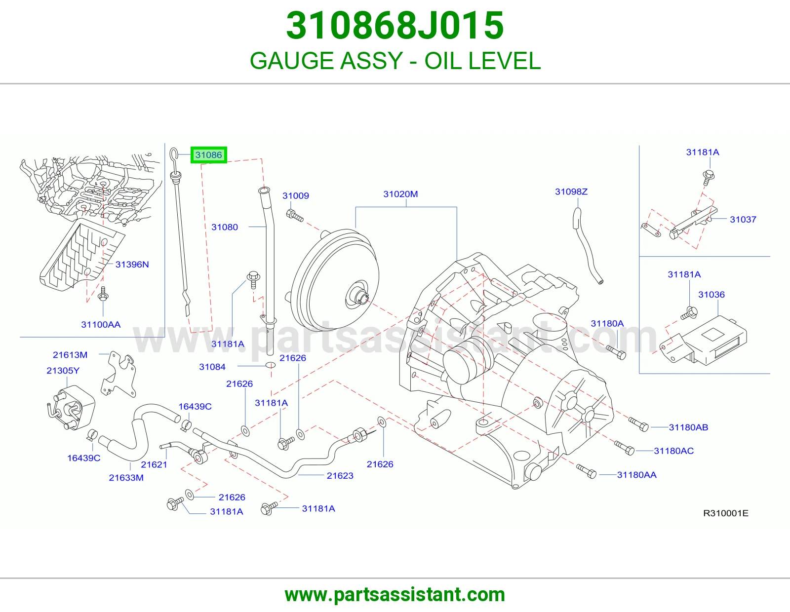 عيار زيت قير 310868J015
