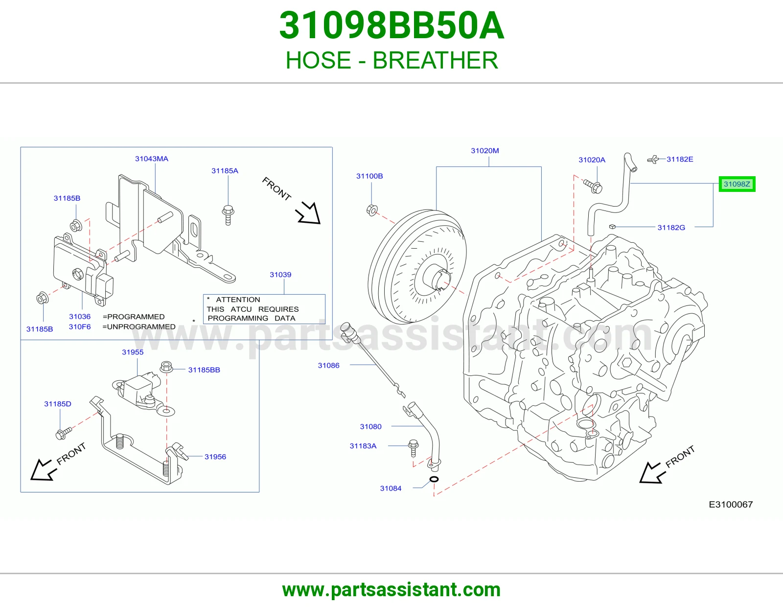 لي فتحة تنفيس 31098BB50A