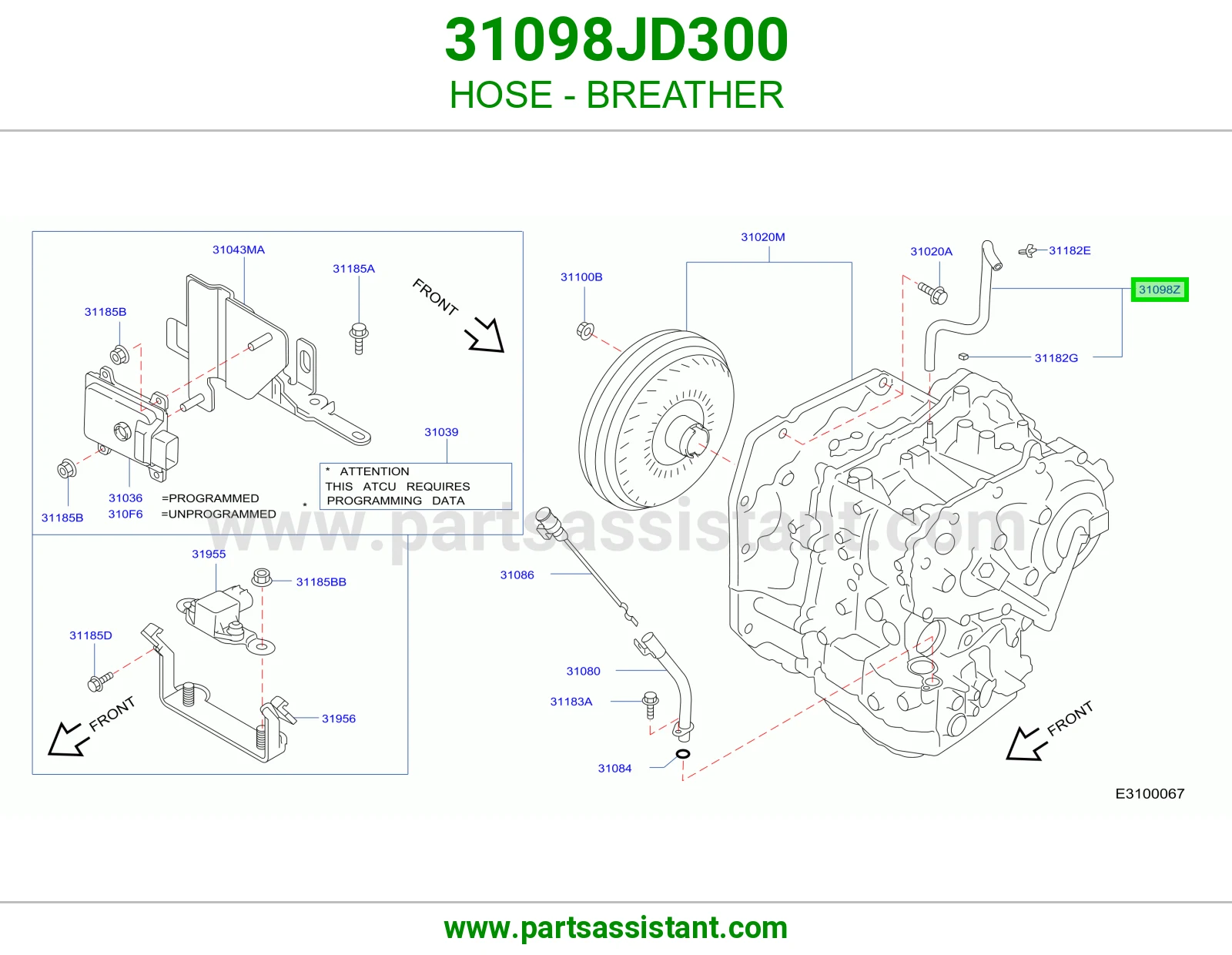 لي فتحة تنفيس 31098JD300