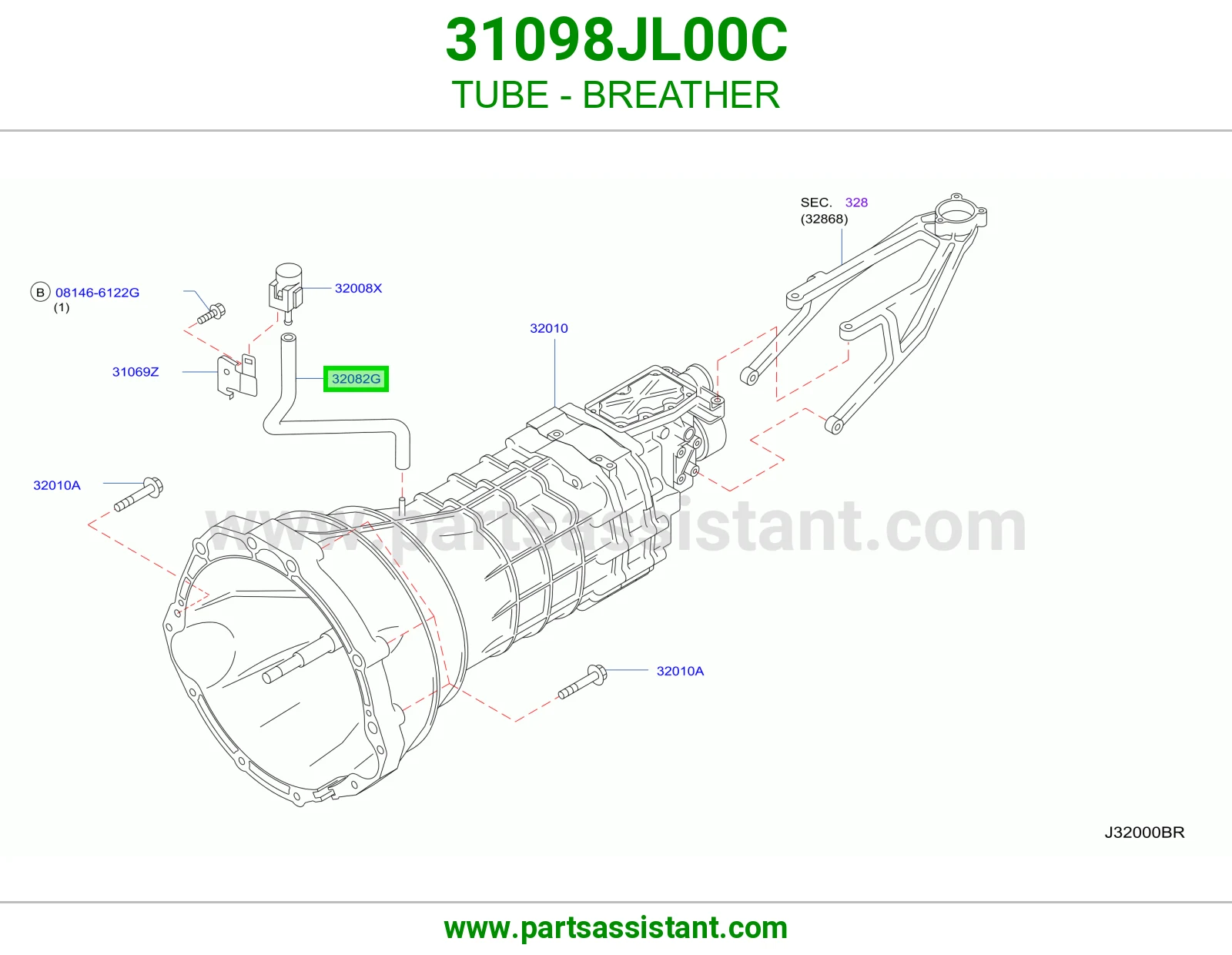 ماسورة فتحة تنفيس 31098JL00C