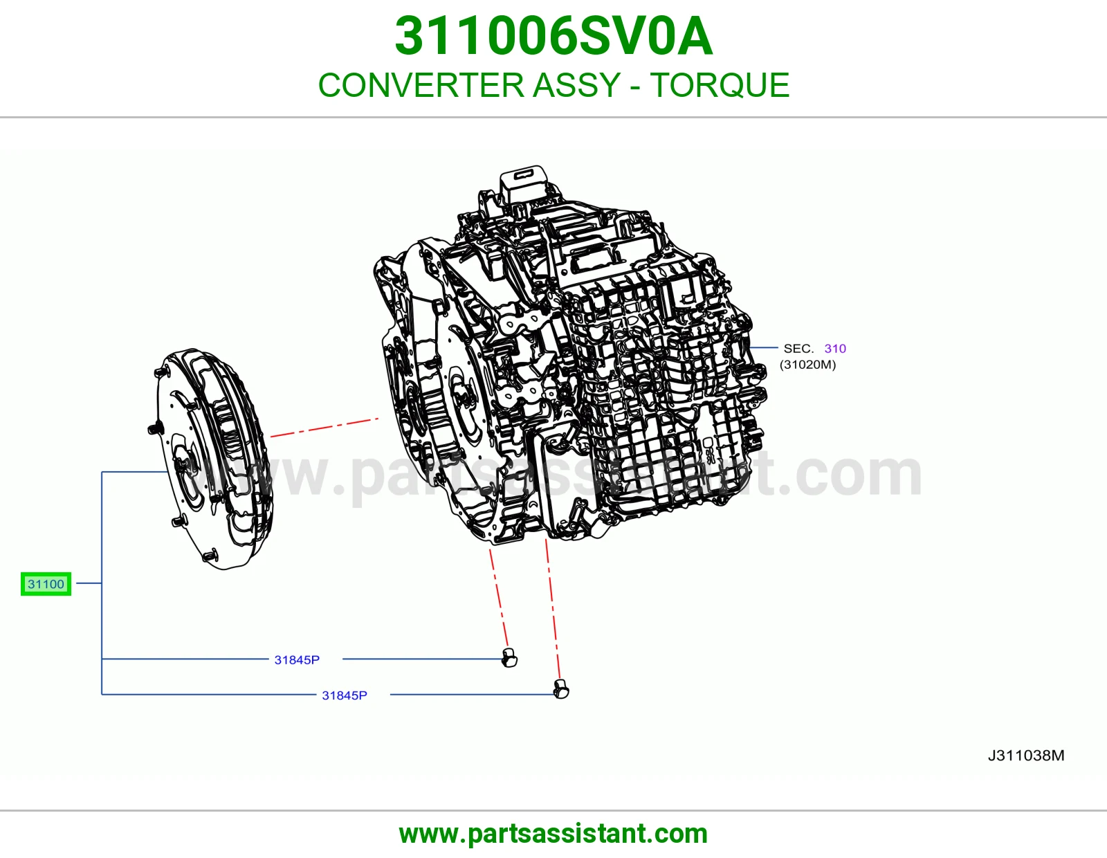 طنجره قير 311006SV0A