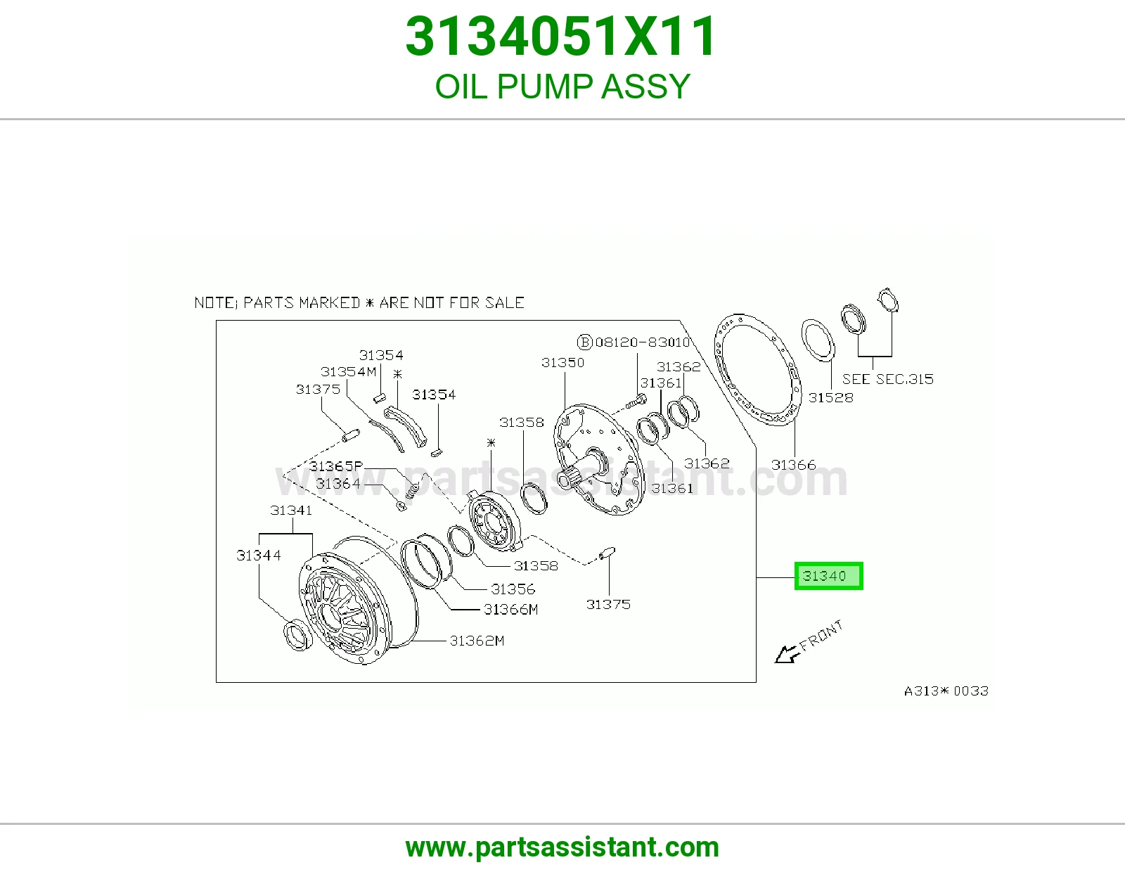 طرمبه زيت قير 3134051X11