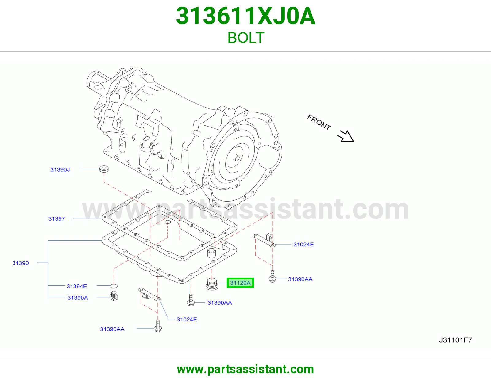 مسمار 313611XJ0A
