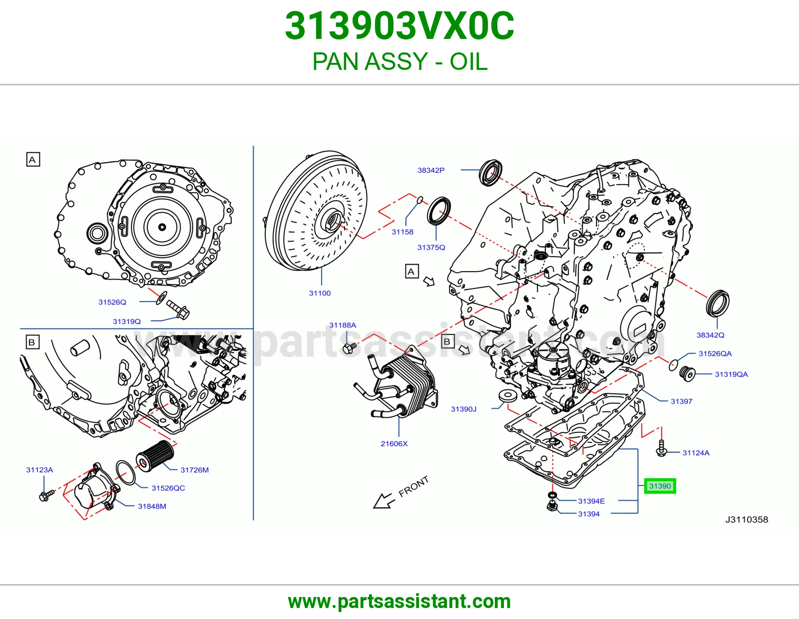 كرتير قير 313903VX0C