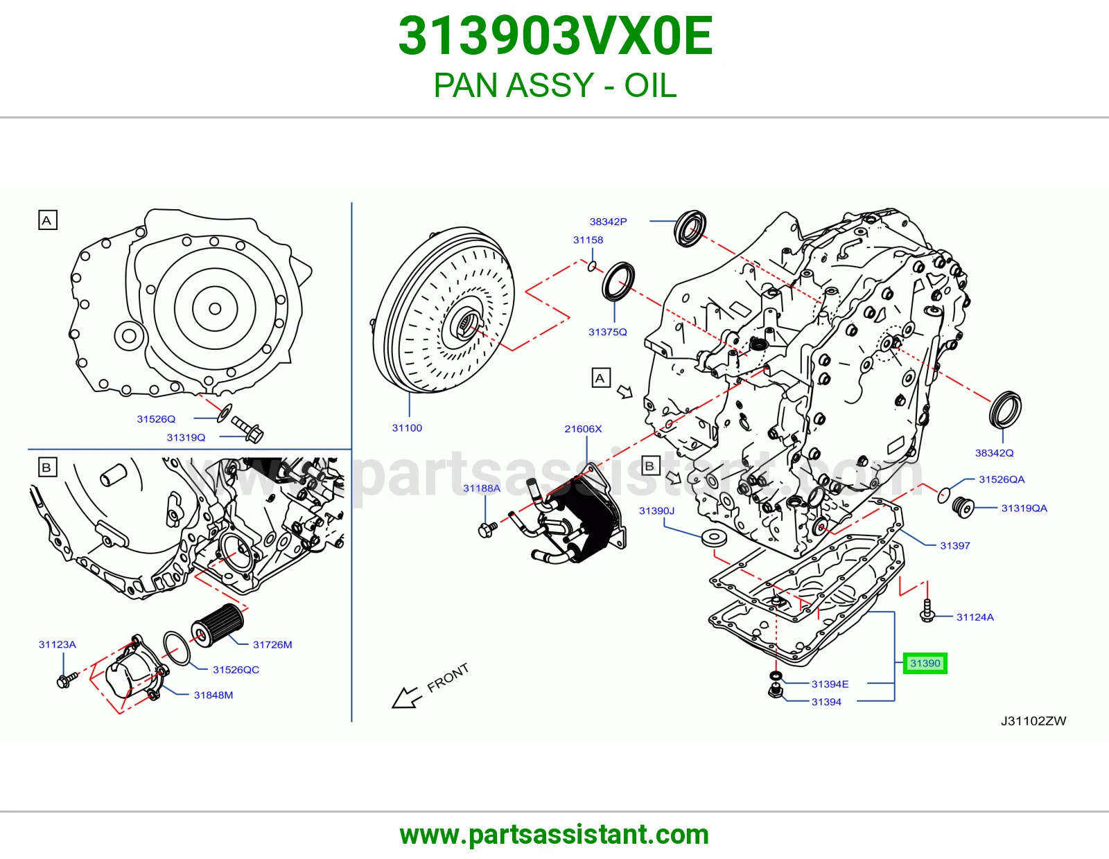 كرتير قير 313903VX0E