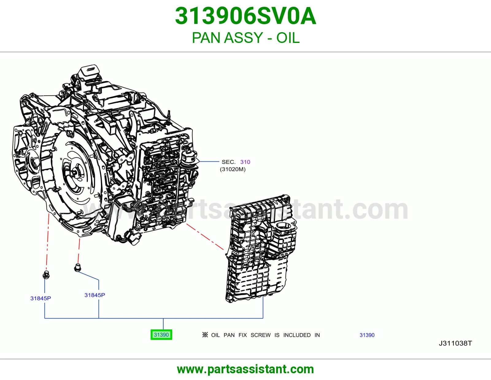كرتير قير 313906SV0A