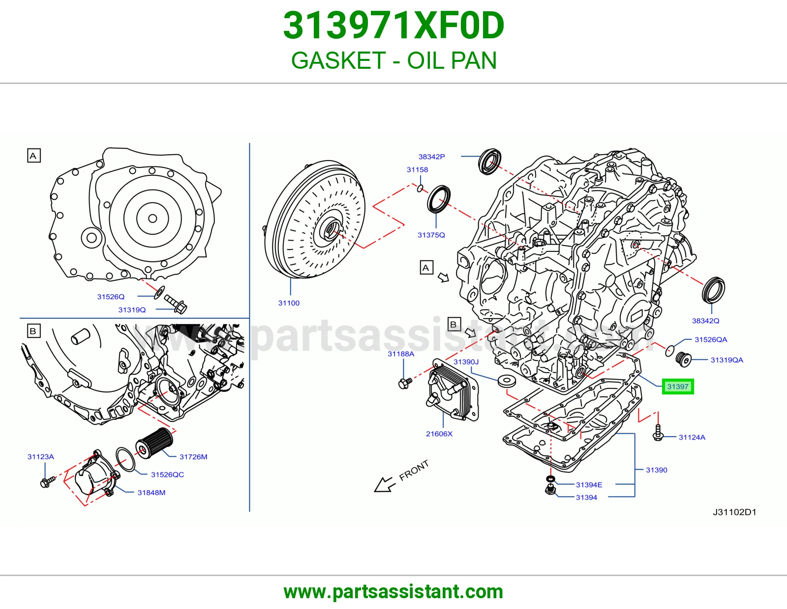 وجه كرتير قير 313971XF0D