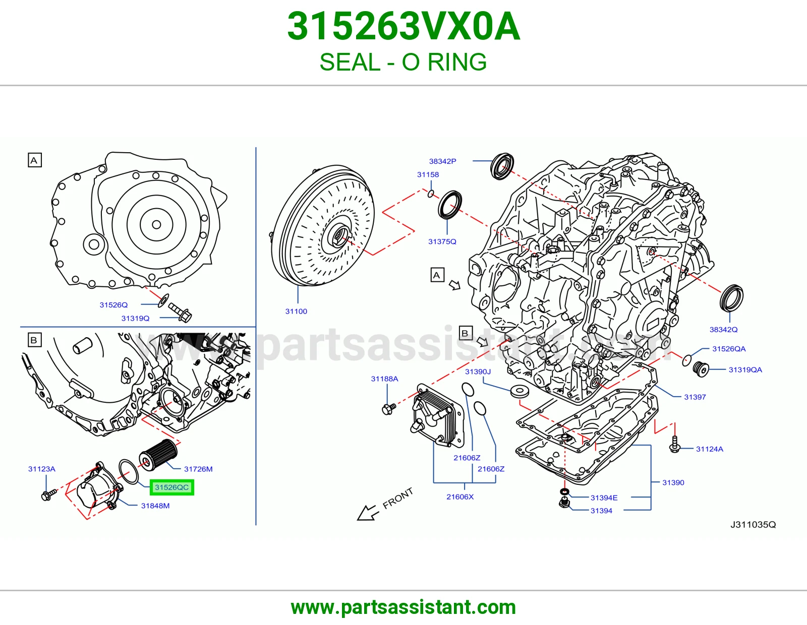 جلدة اورينق 315263VX0A