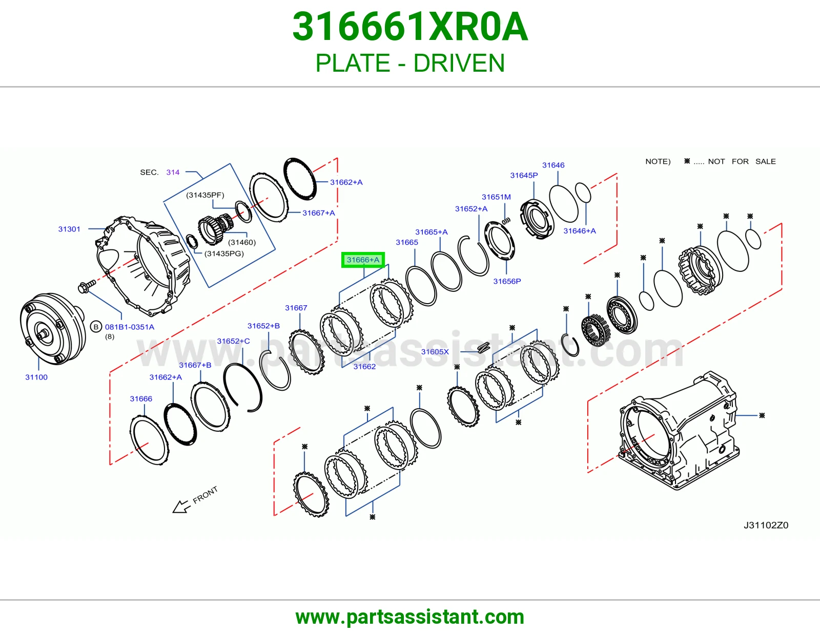 صاجة مدار 316661XR0A