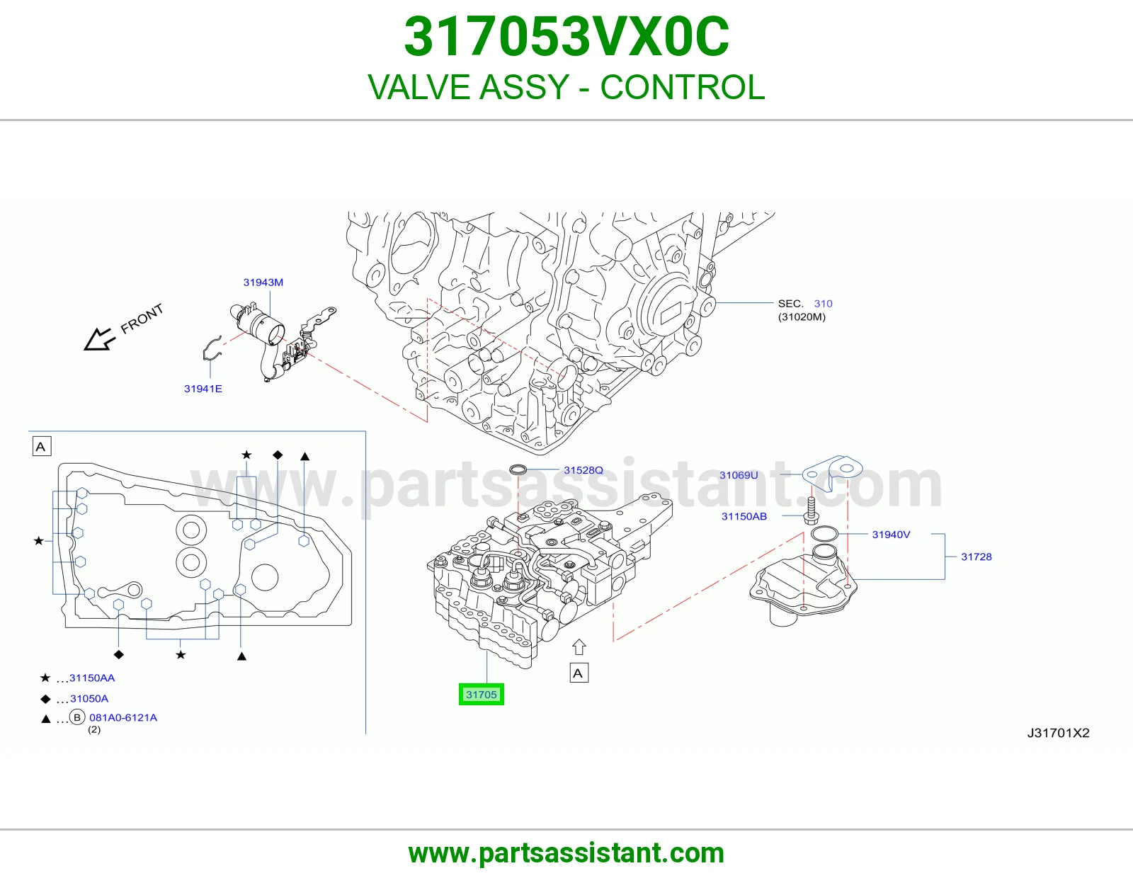 خريطه قير 317053VX0C