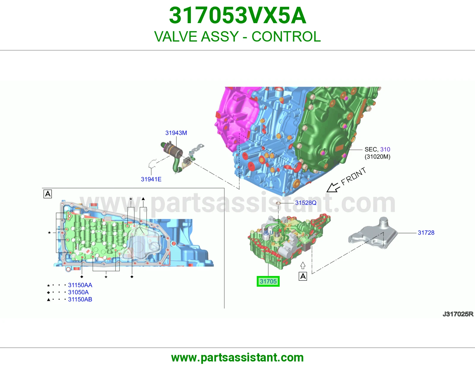 خريطه قير 317053VX5A