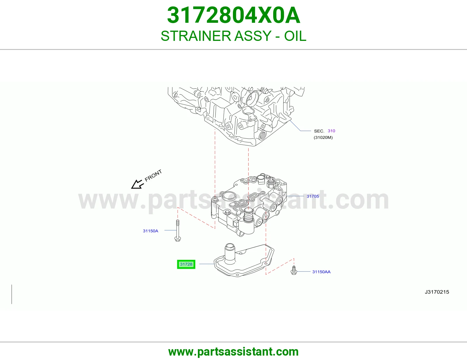 فلتر قير 3172804X0A